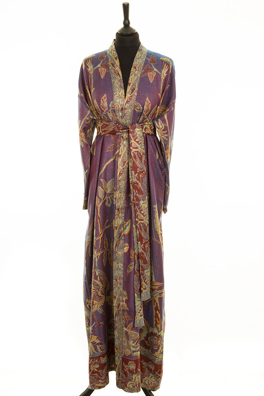 Reversible Dressing Gown in Byzantine Gold - Bridal Robe – Shibumi