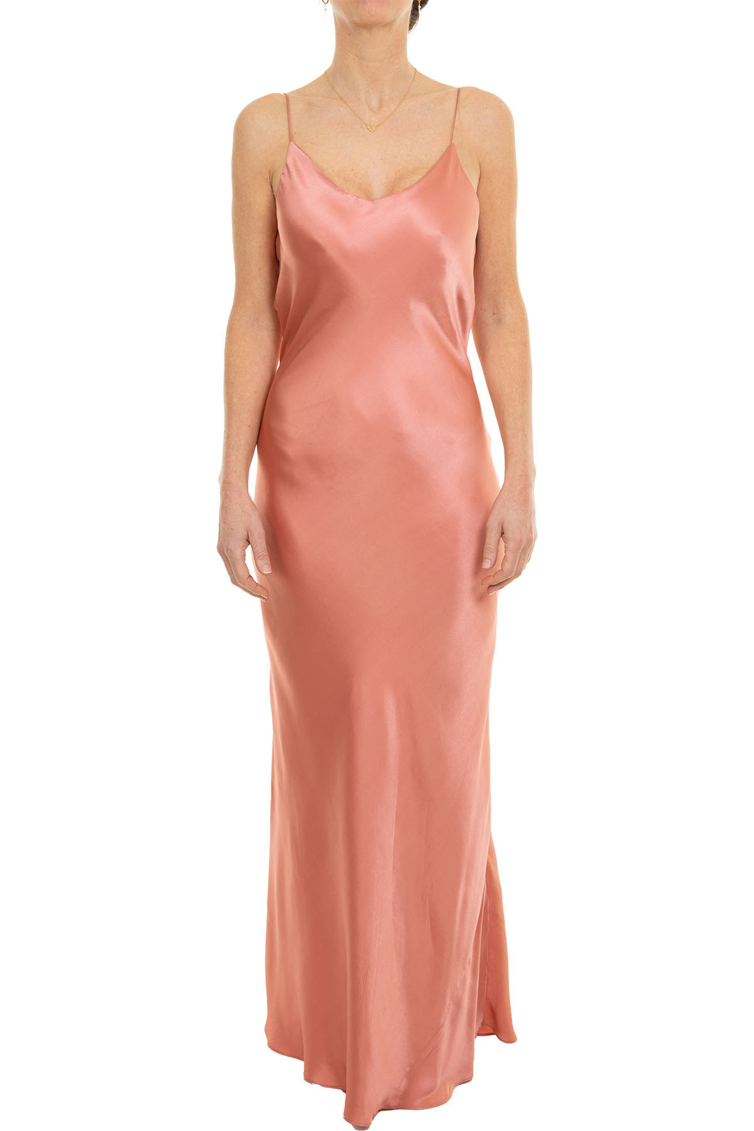 Silk Slip Dress in Blush Rose Shibumi Silk Slip Dress in Blush Rose Shibumi