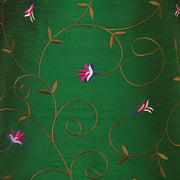 Fabric for Short Nehru Jacket in Emerald Green