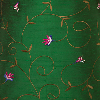 Devi Coat in Emerald Green