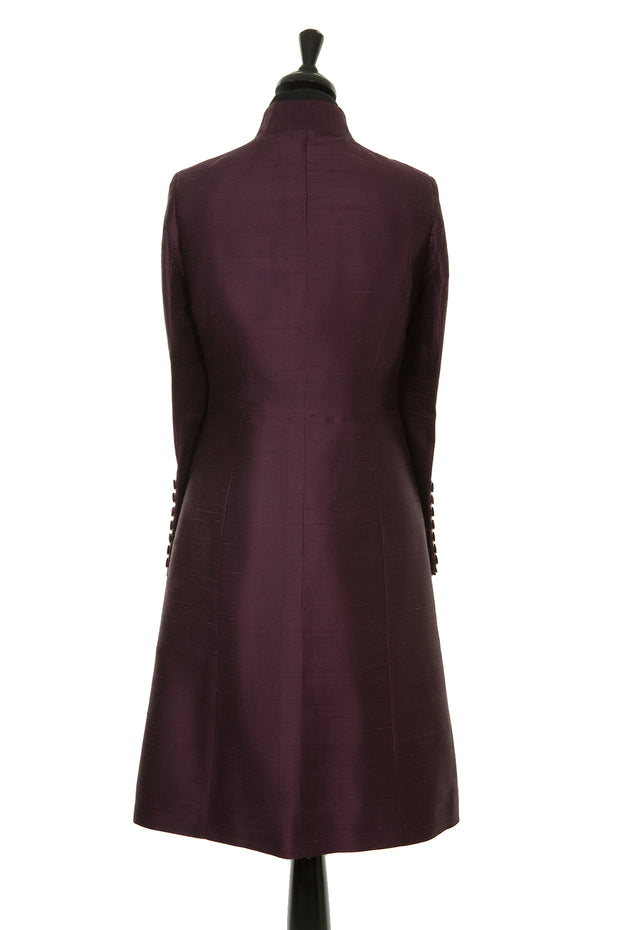 Avani Coat in Aubergine