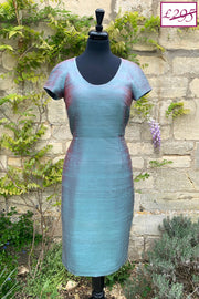 Vera Dress in Smokey Blue 8-10