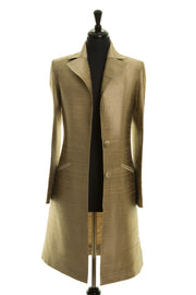 Grace Coat in Oyster Gold