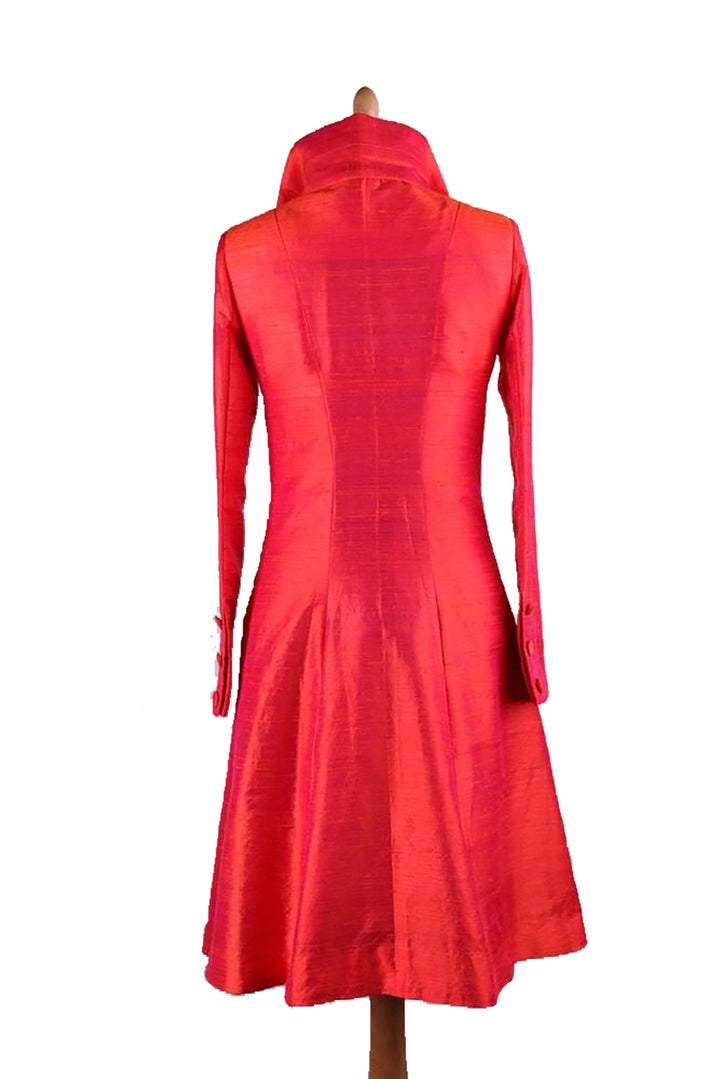 Delphine Coat in Flame - Sale