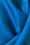 Fabric for Silk Dressing Gown in Perfect Teal