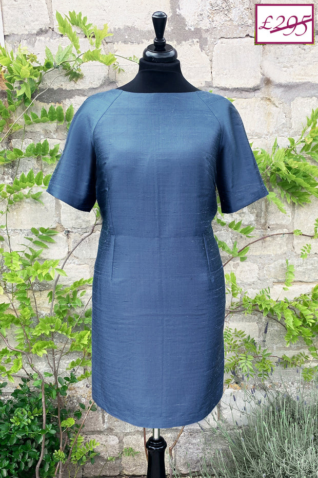 Hepburn Dress in French Blue 20