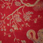 Fabric for Overcoat in Venetian Red