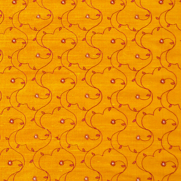 Silk Clutch Bag in Jumoke Sun