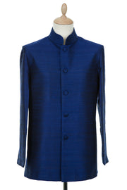 Mens Nehru Jacket in Midnight Blue