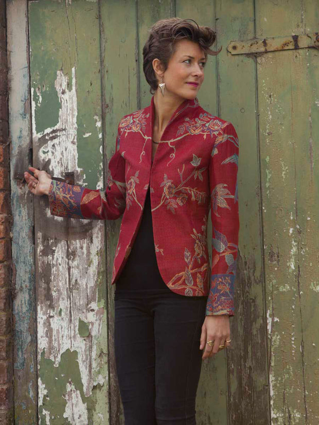 Anya Jacket in Venetian Red