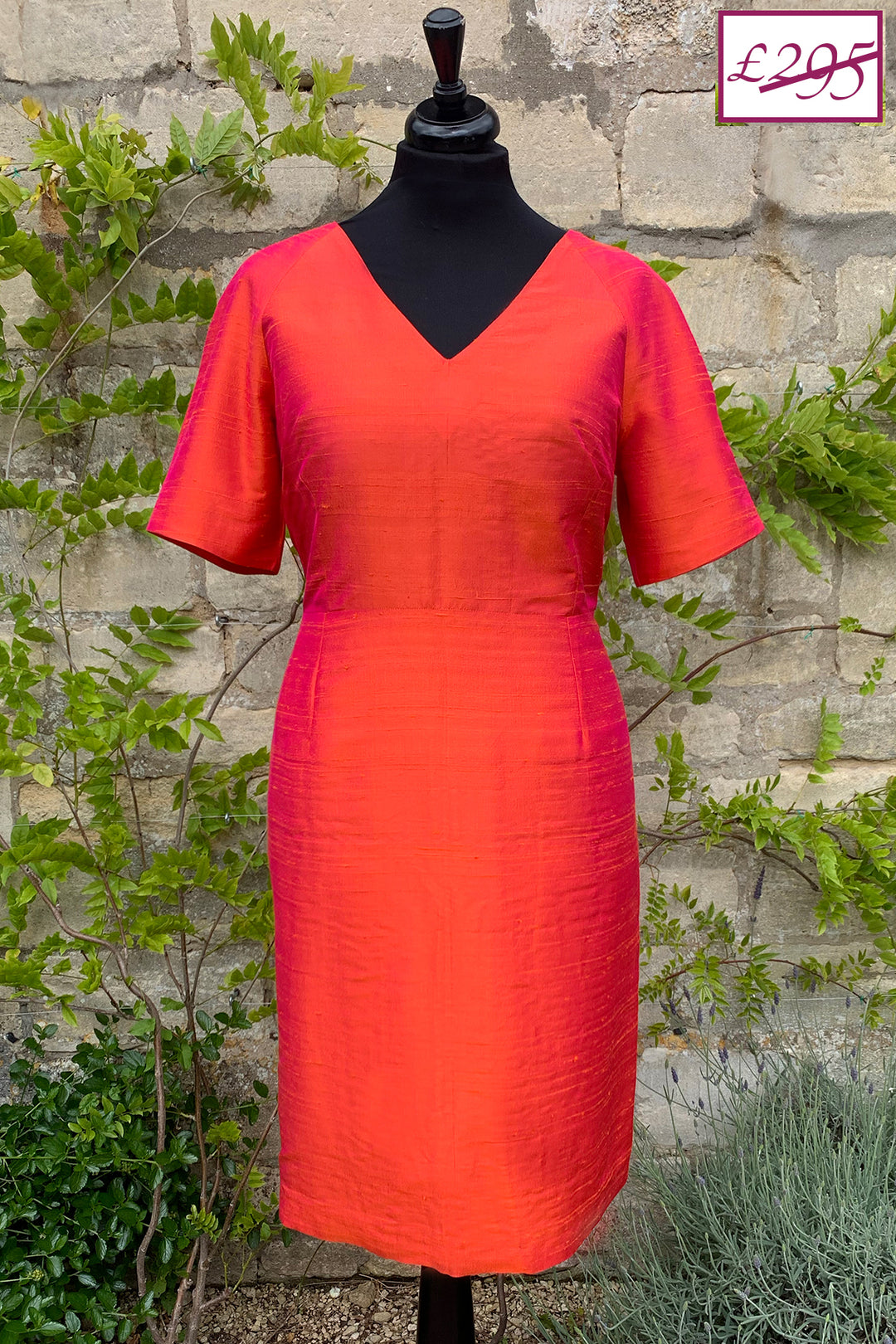 Marilyn Dress in Flame 16