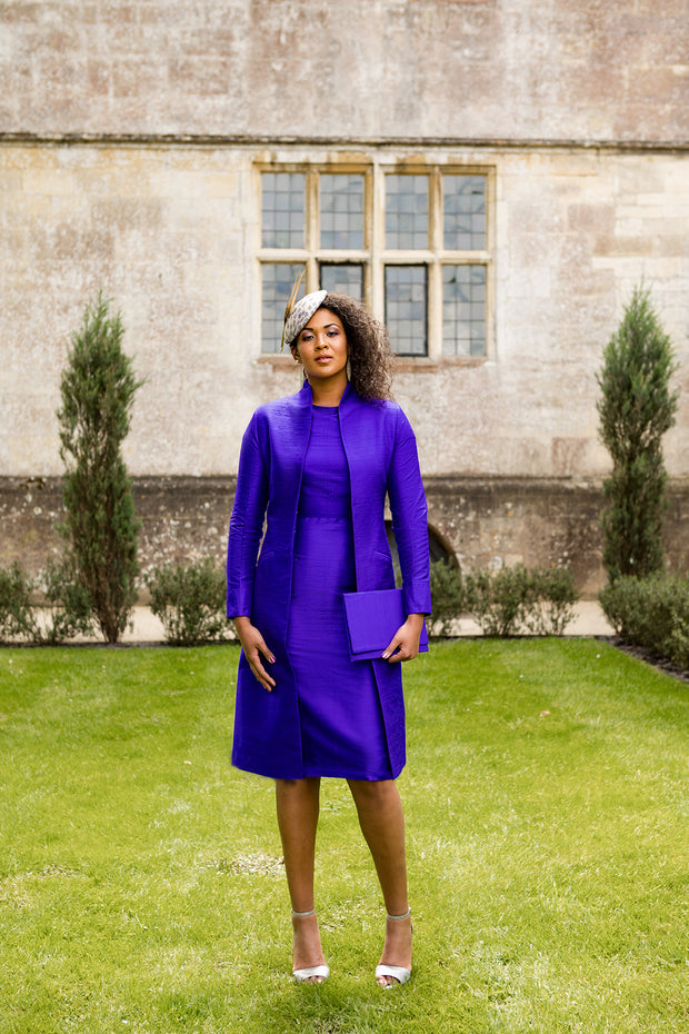 Silk coat hotsell dress