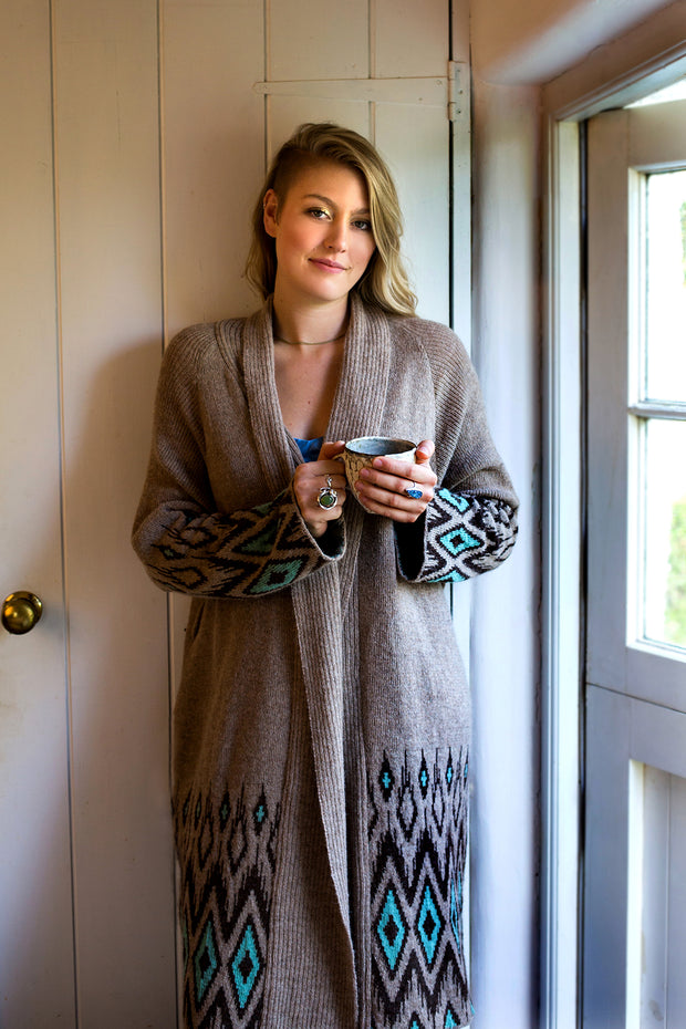 Cardigan dressing gown shop