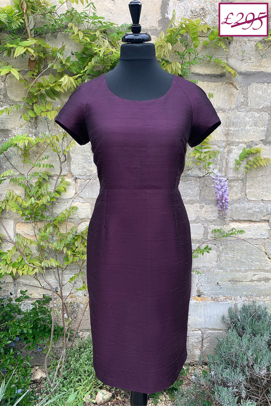 Vera Dress in Aubergine 14