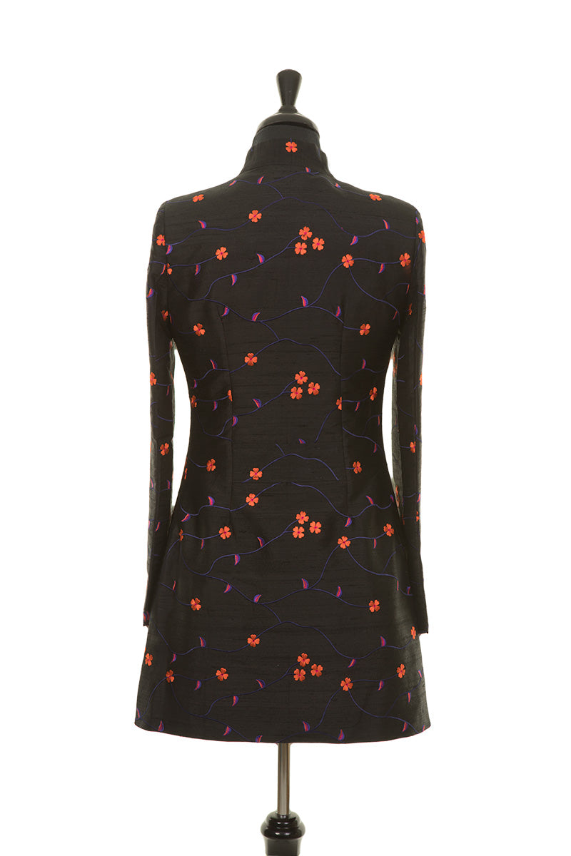 embroidered silk jacket for the opera, plus size, women's jacket to wear with trousers