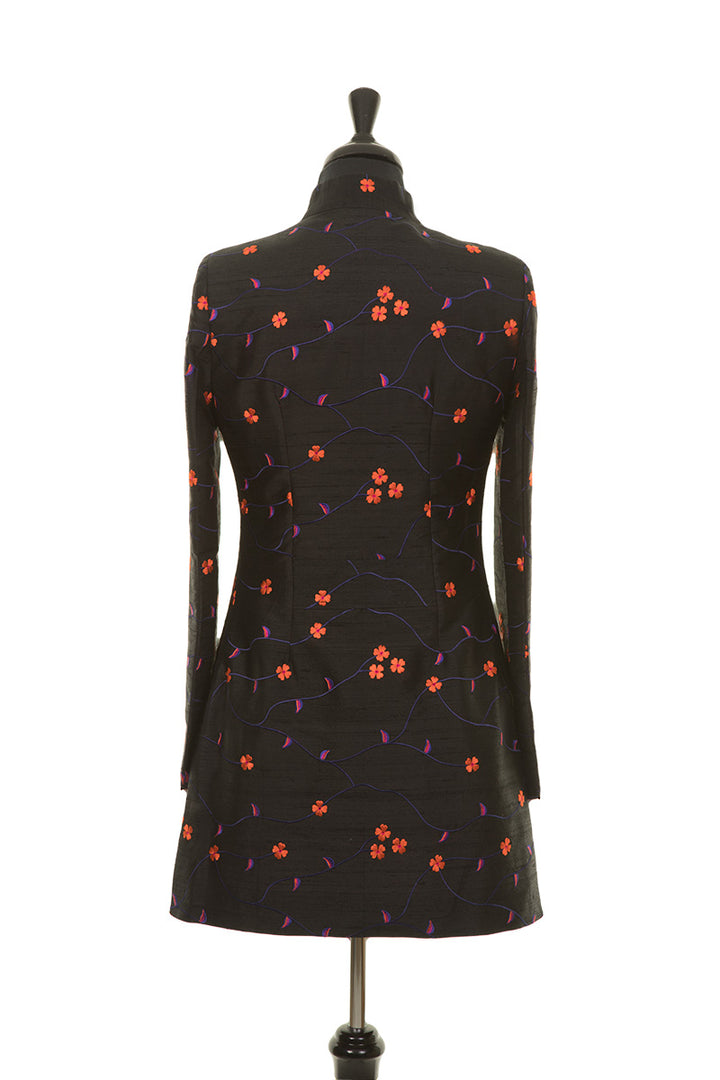 embroidered silk jacket for the opera, plus size, women's jacket to wear with trousers