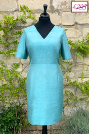 light blue wedding guest dress, plus size dress in blue