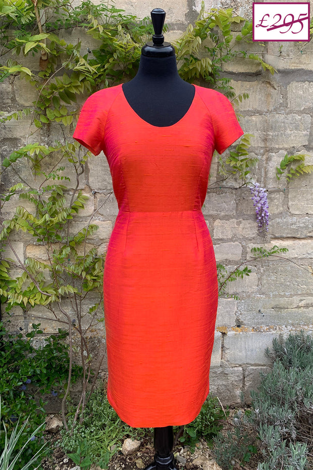 Vera Dress in Flame 8-10