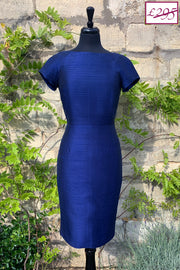 Hepburn Dress in Midnight Blue 14