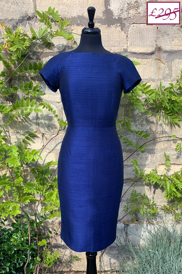 Hepburn Dress in Midnight Blue 12