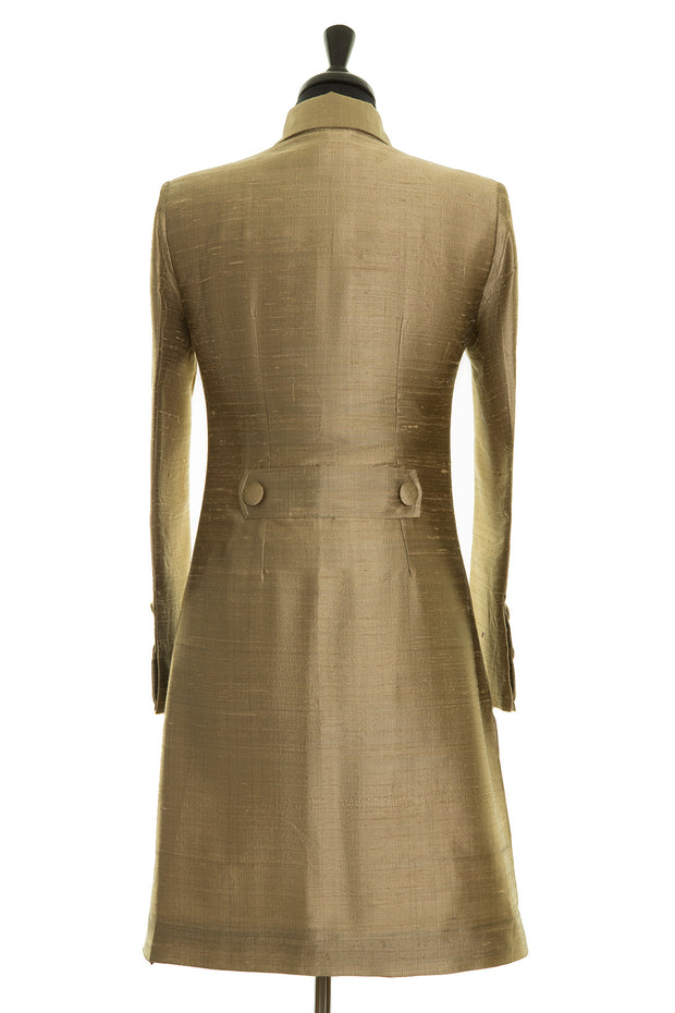 Grace Coat in Oyster Gold - Sale