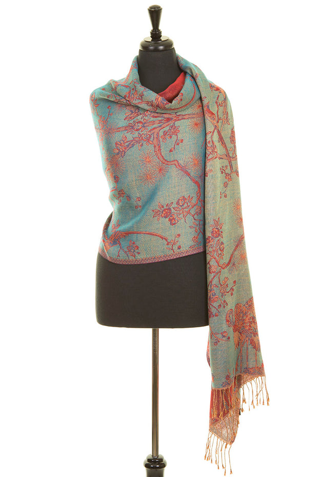 Shibumi Cashmere Shawl in Opaline