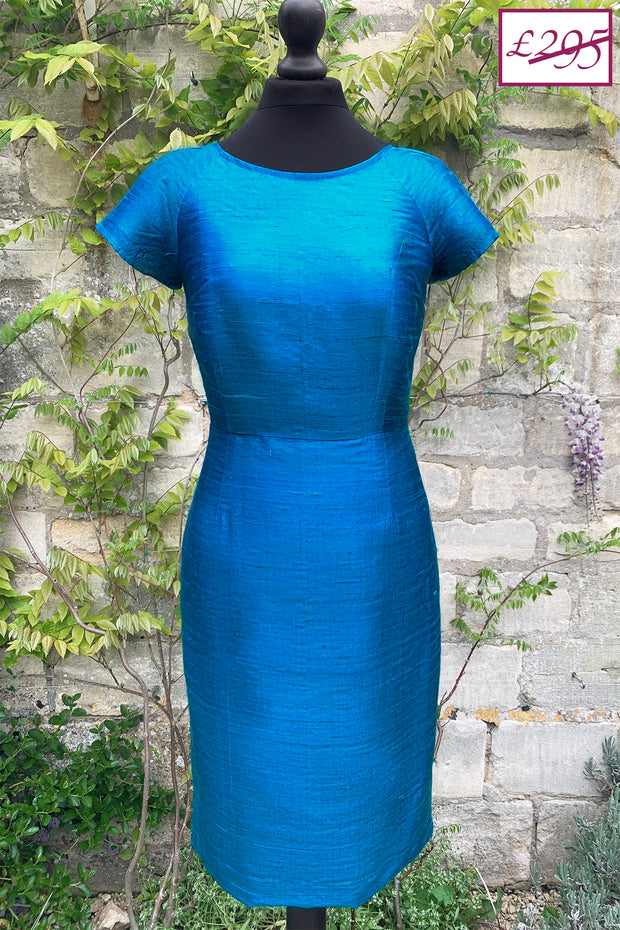 Vera Dress in Kingfisher Blue 8